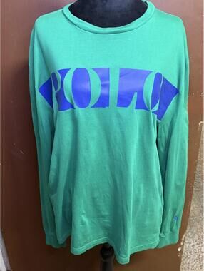Polo Ralph Lauren Green Long Sleeve Shirt – Size Medium